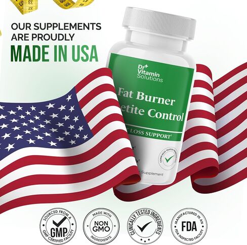 Fat Burner & Appetite Control Weight Loss Supplements for Women & Men - Metabolism Booster w/ L-Carnitine, CLA, Chromium - Appetite Suppressant for Weight Loss - 30 Capsules in Saudi Arabia