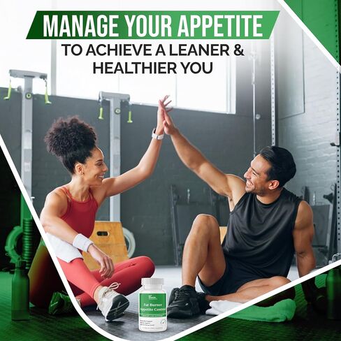 Fat Burner & Appetite Control Weight Loss Supplements for Women & Men - Metabolism Booster w/ L-Carnitine, CLA, Chromium - Appetite Suppressant for Weight Loss - 30 Capsules in Saudi Arabia