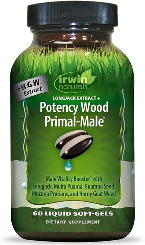 Irwin Naturals Longjack Extract Potency Wood Primal-Male 60ct in Saudi Arabia