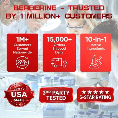 Berberine Drops with Ceylon Cinnamon Supplement, Berberine HCL, Chromium, Bitter Melon & Turmeric Liquid Drops for Immune Health & Metabolic Support, Fast Absorption - 4 fl oz in Saudi Arabia