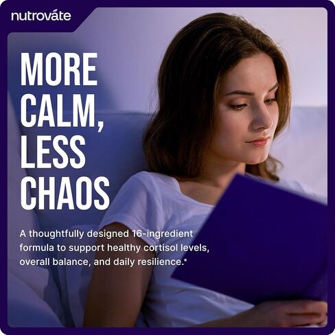 Cortisol Supplement for Women - Rhodiola Rosea, Ashwagandha, Saffron, L-Theanine, Magnesium Glycinate -Supports Sleep & Calm, Advanced Cortisol Reducer Support with Phosphatidylserine, Made in USA in Kuwait