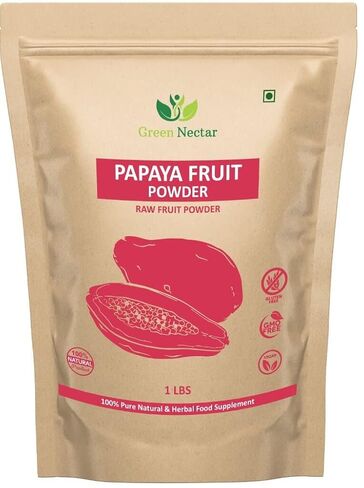 Papaya Fruit Extract Powder 2lb(2 packs of 1lb), Digestive Super Food for Skin - Green Nectar in Kuwait