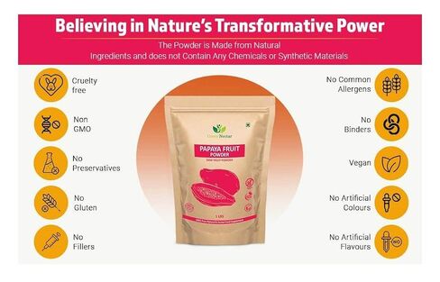 Papaya Fruit Extract Powder 2lb(2 packs of 1lb), Digestive Super Food for Skin - Green Nectar in Kuwait