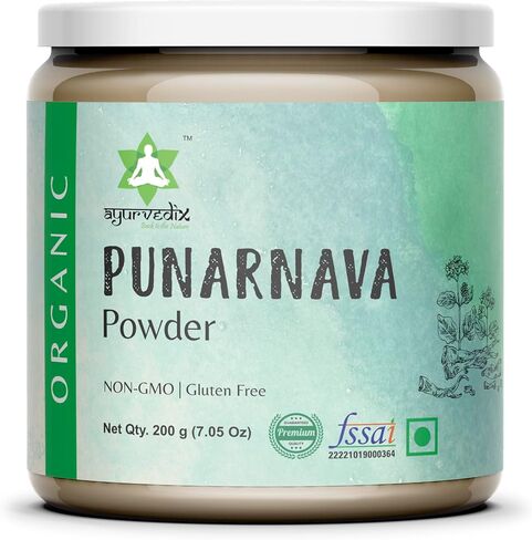 Organic Punarnava Powder (Boerhavia Diffusa) | 100% Pure & Natural Ayurvedic Herb | Supports Kidney, Liver & Urinary Health | Non-GMO | No Added Preservatives or Additives | 200g (Pack of 1) in Saudi Arabia