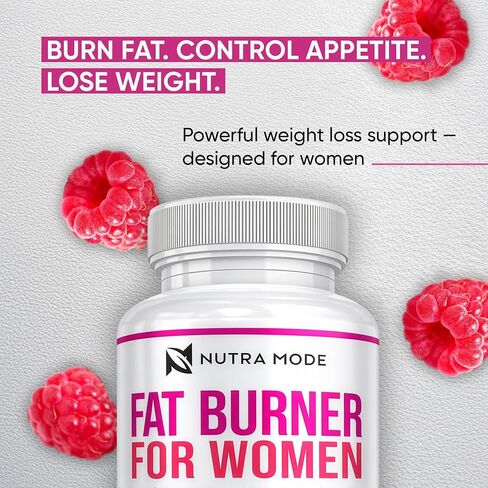 Thermogenic Fat Burner Weight Loss Diet Pills for Women - GLP-1 Support with Raspberry Ketones, Green Tea Extract, Green Coffee & Garcinia - Appetite Suppressant & Metabolism Booster 1 month 60 caps in Saudi Arabia