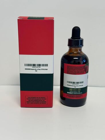 HERBAMAMA Raspberry Ketones Liquid Supplement - Metabolic Wellness Support - Daily Energy & Active Lifestyle Formula - Vegan, Non-GMO, Alcohol-Free & Sugar-Free, 168-Day Supply in Kuwait