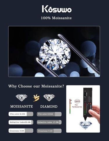 Kosuwo 3 Pairs FlatBack Moissanite Nose Studs Set for Women Men, 20G/18G/16G 925 Sterling Silver Nose Rings, Hypoallergenic Flat Back Earrings for Nose Tragus Cartilage Piercing Jewelry in Saudi Arabia