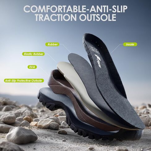 8 Fans Waterproof Rubber Boots for Men & Women, 6mm Neoprene Rain Boots with Adjustable Calf Gusset, Anti-Slip Outdoor Work Boots for Fishing, Gardening,Hunting& Farming in Saudi Arabia