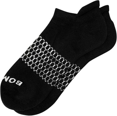 BOMBAS Women's Solids Black/White/Gray Ankle Large Socks, 6 Pairs Socks, Size 8-13 in Saudi Arabia