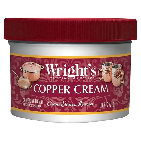 Wright's Copper and Brass Cream Cleaner - 6 Pack - 8 Ounce - Gently Cleans and Removes Tarnish Without Scratching in Saudi Arabia