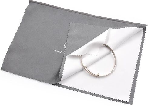 Pro Size Silver Polishing Cloth Jewelry Cleaning Cloth 11" X 14" inches for Cleaning Gold, Silver and Platinum Jewelry Coins Watch, Keeps Jewelry Clean and Shining. (Pack of 1) (Pack of 1) in Saudi Arabia