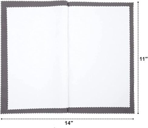 Pro Size Silver Polishing Cloth Jewelry Cleaning Cloth 11" X 14" inches for Cleaning Gold, Silver and Platinum Jewelry Coins Watch, Keeps Jewelry Clean and Shining. (Pack of 1) (Pack of 1) in Saudi Arabia