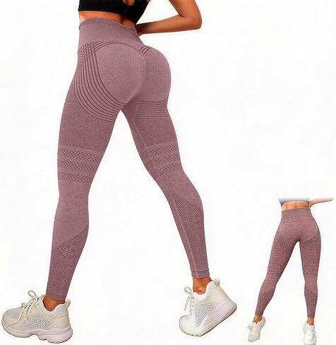 3D Compression Leggings Women, High Waist Anti Cellulite Leggings, Workout Bum Scrunch Butt Lift Leggings, Gym Trousers Women in Kuwait