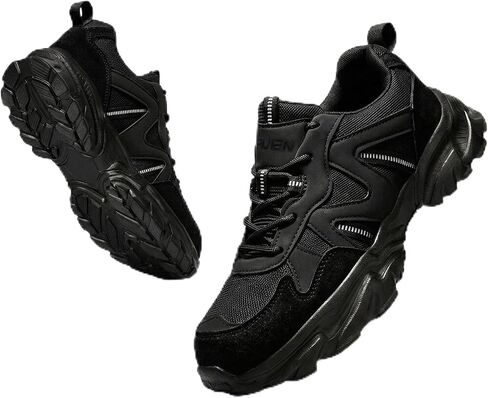 Furuian Steel Toe Shoes for Men Women Puncture-Resistant Safety Work Shoes for Men Women Comfortable Safety Steel Toes Sneakers Unisex in Kuwait