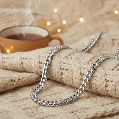 إلى سلسلة الارتباط الكوبية لأبي | قلادة هدية من بيبي بامب | مجوهرات الأب، وكشف الحمل، وحفل استقبال المولود الجديد، تذكار عيد الأب الأول لتوقع الأب in Kuwait
