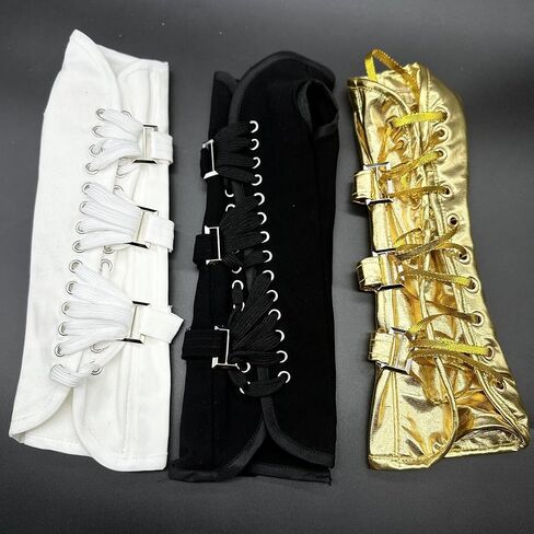Hand Wrapping Tape Kings Style of Michael Gloves Ajustable for Adults Party Perfromance Impersonator in Saudi Arabia