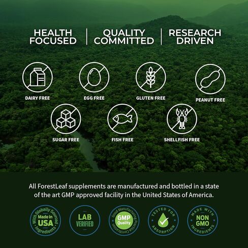 ForestLeaf Beef Organ Supplement - Grass Fed & Pasture Raised - Total Body Wellness & Performance, Organ Complex with 3000mg of Desiccated Beef Liver, Heart, Kidney, Pancreas, Spleen (180 Capsules) in Saudi Arabia