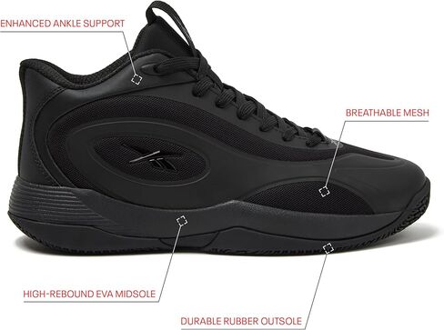 Reebok Open Gym High Top Basketball Shoes for Men in Saudi Arabia