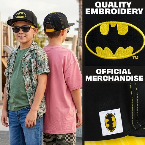 Batman | Avengers | TMNT Kids Baseball Cap & Sunglasses with UV Protection, Adjustable Sun Hat, Gifts for Boys 6–14 in Saudi Arabia