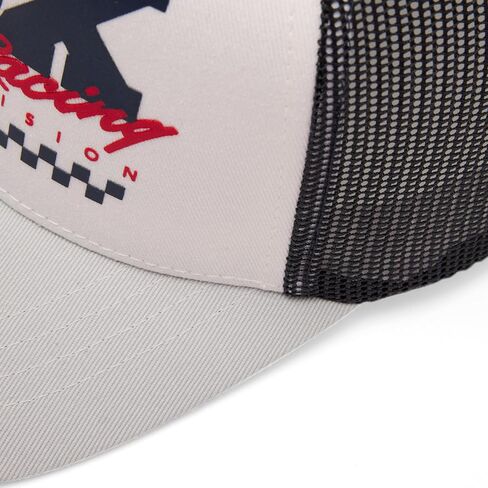 Fox Racing Youth Checker Mesh Trucker Hat, White Checker, One Size in Kuwait