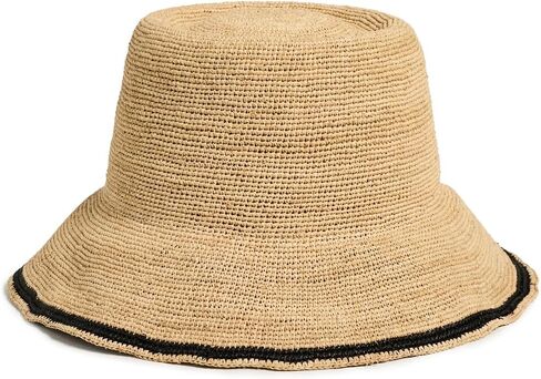 Hat Attack Women's Stripe Edge Modern Crochet Bucket Hat in Saudi Arabia