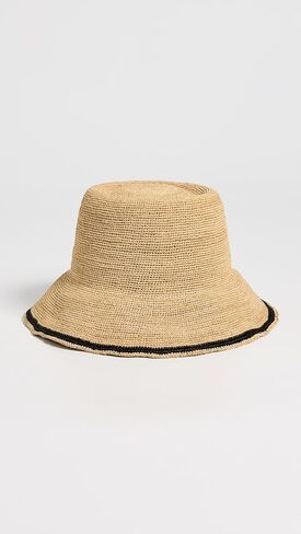 Hat Attack Women's Stripe Edge Modern Crochet Bucket Hat in Saudi Arabia