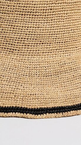 Hat Attack Women's Stripe Edge Modern Crochet Bucket Hat in Saudi Arabia
