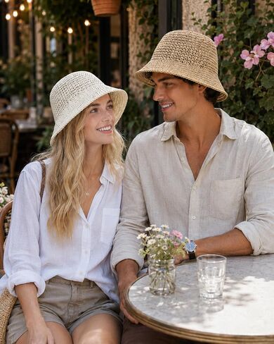 Zylioo XL Straw Bucket Hats,Large Summer Travel Hats,S M Shapeable Wide Brim UPF 50 Beach Sun Hats Packable in Kuwait