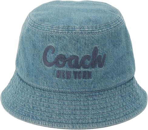 Coach Women's Coach Script Denim Bucket Hat in Saudi Arabia