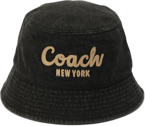 Coach Women's Coach Script Denim Bucket Hat in Saudi Arabia