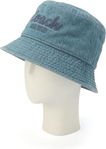 Coach Women's Coach Script Denim Bucket Hat in Saudi Arabia