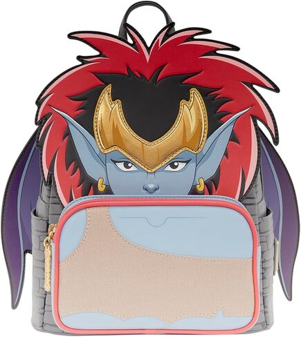 Loungefly Disney: Gargoyles - Demona - حقيبة ظهر صغيرة للحفلات التنكرية مع سحر سحاب مصبوب ثلاثي الأبعاد - رائعة للأطفال والكبار - حقائب قابلة للجمع in Kuwait