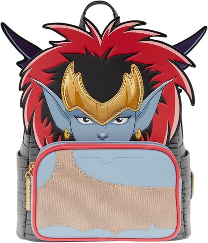 Loungefly Disney: Gargoyles - Demona - حقيبة ظهر صغيرة للحفلات التنكرية مع سحر سحاب مصبوب ثلاثي الأبعاد - رائعة للأطفال والكبار - حقائب قابلة للجمع in Kuwait