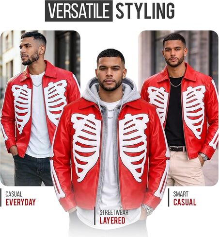 Varsity Jacket Men with Embroidered Patch Work, Wool Body & Cowhide Leather Sleeves in Kuwait