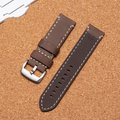 Leather Watch Strap For Tissot 1853 PR 100 T116 Series PRS 516 T116617A watchband in Kuwait