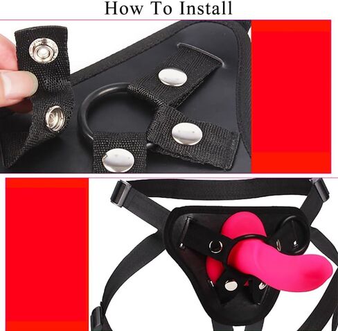 Reinforced Crotch Underwear for Men Women Couples Role Play, Strapon Strapless Underwear Belt Boxers Briefs Black in Saudi Arabia