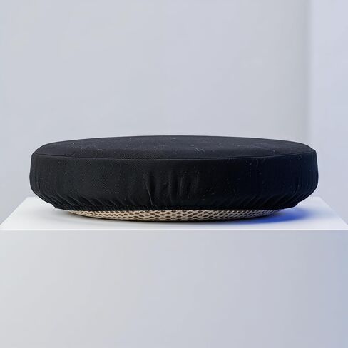 Memory Foam 14" Round Bar Stool Cushions, Non-Slip Covers with Elastic Band, Seat Cushion for Saddle Stool, Home & Kitchen Use in Saudi Arabia