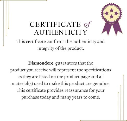 Diamondere Natural and Certified Gemstone and Diamond Wedding Ring in 14K White Gold | Full Eternity Stackable Band for Women, US Size 4 to 9 in Kuwait