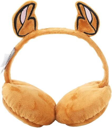 كمامات أذن بلون بني مع آذان ثلاثية الأبعاد من Bioworld Scooby Doo Dog Tag in Kuwait
