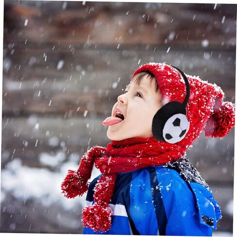 Healeved 1pcs Winter Warm Plush Ear Muffs for Boys and Girls Lightweight Earmuffs for Cold Weather Stylish for Outdoor Activities Like Skiing and Snowboarding in Kuwait