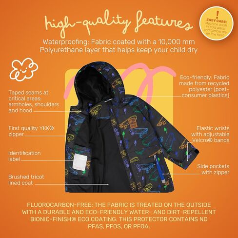 Deux par Deux Mid-Season Jacket (Big Kid) in Saudi Arabia