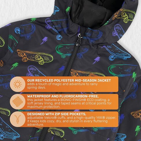Deux par Deux Mid-Season Jacket (Big Kid) in Saudi Arabia
