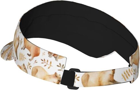 Unisex Sports Sun Visor Hats, Adjustable Lightweight Packable Sun Visor Hat Beach Pool Golf Tennis in Saudi Arabia