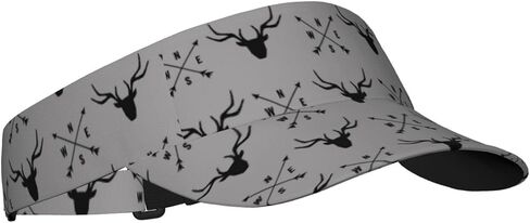 Unisex Sports Sun Visor Hats, Adjustable Lightweight Packable Sun Visor Hat Beach Pool Golf Tennis in Saudi Arabia