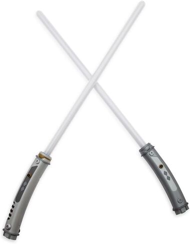 Disney Store Official Ahsoka Tano Lightsaber Toy for Kids - Electronic Star Wars Light Up Toy Sword Set with Motion-Sensor Sounds & Dueling Effects - Star Wars Roleplay Accessory in Kuwait
