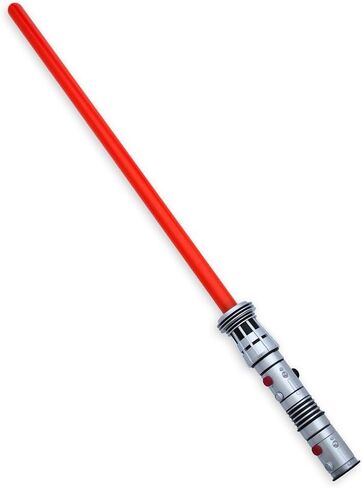 Disney Store Official Ahsoka Tano Lightsaber Toy for Kids - Electronic Star Wars Light Up Toy Sword Set with Motion-Sensor Sounds & Dueling Effects - Star Wars Roleplay Accessory in Kuwait