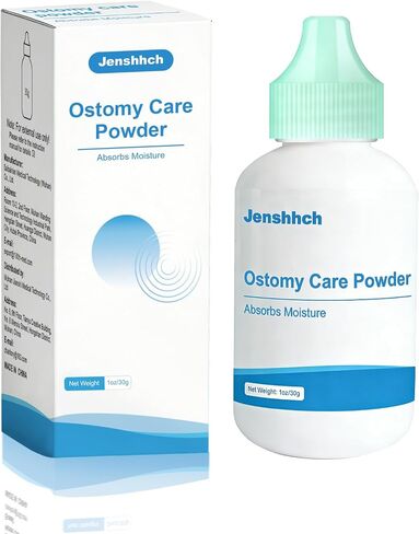 Stoma Powder, 1 oz (30g) Medical Colostomy Skin Barrier Powder, Protective Ostomy Care Supplies Powder for Ileostomy Urostomy, Relief for CGM Glucose Monitor Adhesive Patch Skin Irritation in Saudi Arabia