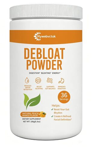 Debloat Powder,Peach Mango, 180G / 6.3OZ in Saudi Arabia