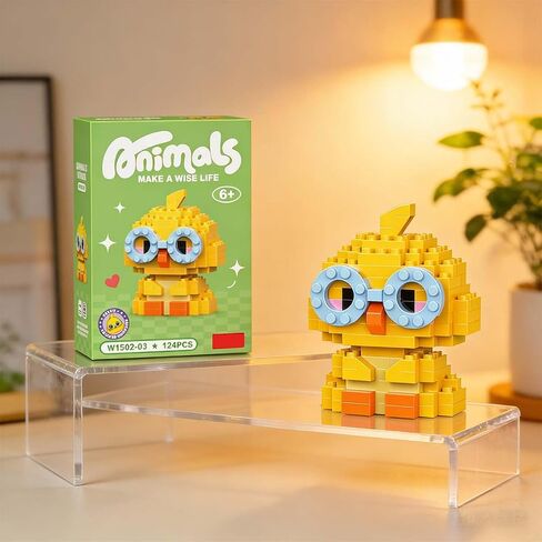 Cute Chicken Decor Figurine, Happy Plant Desk Ornament for Bedroom, Cool Birthday Gifts and Cute Desk Knick Knacks for Home Office Shelf in Kuwait