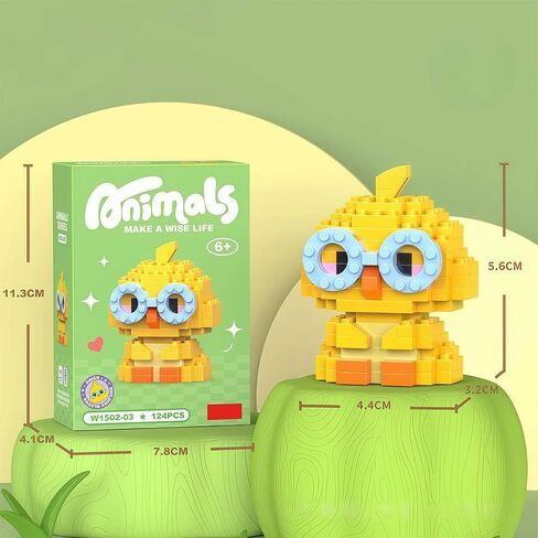 Cute Chicken Decor Figurine, Happy Plant Desk Ornament for Bedroom, Cool Birthday Gifts and Cute Desk Knick Knacks for Home Office Shelf in Kuwait